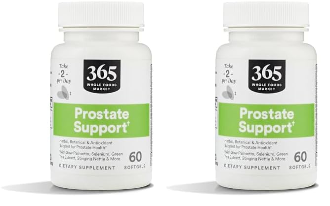 Whole Foods Market, Prostate Support, 60 Softels (pakke med 2)