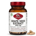 Olympian Labs Grape Seed Extract 600mg, Understøtter hjerte & immunforsvar, 60 Greve