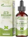 Naturations Oregano Oil Drops til immunforsvar & Gut Sundhed. Vegansk, ikke-GMO, Sukker Free & Gluten Free Organic Wild Mediterranean Oregano Oil med økologiske ekstra jomfruolie - 1 Fl Oz 30 Ml