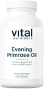 Vital Nutrients Aften Primrose Oil 1000mg • 124; Primrose Supplement for kvinder • 124; GLA Omega- 6 Fedtsyre til hud og PMS Support * * 124; Gluten, Dairy, Soy Free • 124; Non- GMO • 124; 250 Softgels