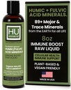 Rå Flydende Mineral - Økologisk Humansyre & Fulvic Acid - Major & Trace Minerals & Electrolytes Supplement - Plant- baseret på immunforsvar, Gut & Detox Support (8 oz)