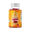 Vitamin D3 + K2 Gummies - Bone & Heart Health Support - 180 Pectin- baserede Vegan Gummies