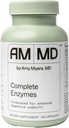 Amy Myers MD Complete Enzymes - Gut Care & fordøjelsessygdomme Support - Daglig sund mikrobiom Support Nutritional Supplement - 120 Kapsler