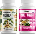 Optimal Wellness Solutions: Urteovergangsstøtte og Ginseng + Ginkgo Biloba Energy & Brain Focus Booster til mænd og kvinder