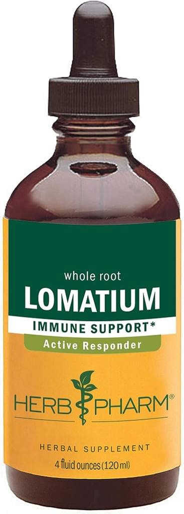 Herb Pharm Lomatium Liquid Extract til immunsystemet support - 4 Ounce