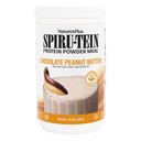 Natures Plus SPIRU- TEIN - Chokolade Peanut Butter - 1.2 lbs, Spirulina Protein Powder - 17 Servere