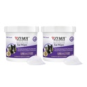 Zymox Advanced Enzymatiske Ear Wipes for Dogs and Cats - for Dirty, Waxy, Smelly Ears - Premium Strength Ear Cleaner Wipes - Ikke-Irriterende - Hypoallergen (100 Count- Pack af 2)