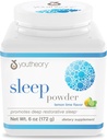 Youtory Sleep Nighttime Powder - Sleep Support Support for Calm & Relaxation * - Indeholder Melatonin, Magnesium, L- Theanin & L- Glycin - Dairy, Soy & Gluten Free - 6 oz