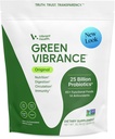 Vibrant Sundhed, Grøn Vibrance, Inkluderer 65 Plantbaserede Superfoods, 25 Millioner Probiotika, Fiber, Adaptogens & Enzymes, 83 Servere