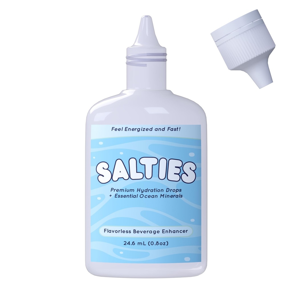 Elektrolyte Drops l Unflavored Electrolyte Drip Drops Name 124; Perfekt til Keto Fasting og Hydration l Trace Mineral Drops med Magnesium, Kalium, og Natriumph 124; Sugar- Free Budding 124; Fremstillet i Utah, US