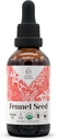 Fennel Seed USDA Organic Alcohol- Free Extract Note 124; Kosttilskud, højpotens Tincture Note 124; Natural Certified Organic Fennel (Foeniculum vulgare) Tørret Seed 2oz