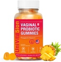 UniVitaSion Vaginal Probiotika Gummies for Women, 50 Millioner CFU 'er - PH Balance, Vaginal lugt, Vaginal Flora, Gær Infektion Behandling for kvinder, C-vitamin for immunforsvar, Hawaii Ananas Smag