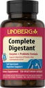 Lindberg Complete Digitant Multi- Enzyme Formel med Pancreatin og Betain Hydrochlorid, 120 Kapsler