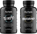 Tempo & Harmony; Festival, Rave & Party Prep + Recovery Wellness Bundle; 124; 5- HTP, Antioxidanter, Rave Vitaminer, Festival tillæg, Rave neksesiteter, Festival Gear, Rave On, Rave Gear, Fest Aid