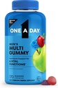 One A Day Herre Multivitaminer Gummies - Multivitamin til mænd med D-vitamin, zink, folinsyre, tyggetabletter Vitamin Gummies, Fysisk energistøtte 170 Greve