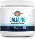 KAL Calming Magnesium Powder - Blåbær Flavor Magnesium Supplement - Høj Absorption, Afslapning Support, Ingen tilsat sukker, Vegan, Gluten Free, Made without Soy - 40 Servere, 9 oz