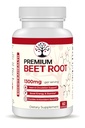 Beet Root Capsules - Premium Organic Beetroot Powder - nitrogenoxid supplement - hjerte sundhed, cirkulation og Stamina support - non-GMO - 60 Vegan Capsules