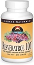 Kilde Naturals Resveratrol 100, for hjerte og sund aldring * - 100mg 240 tabletter