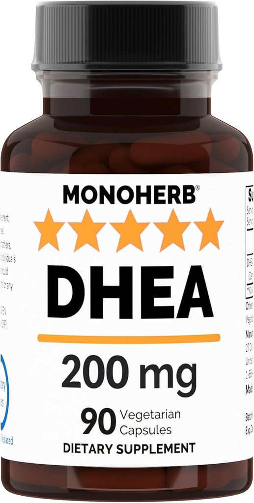 DHEA 200 mg - 90 Veg Capsules
