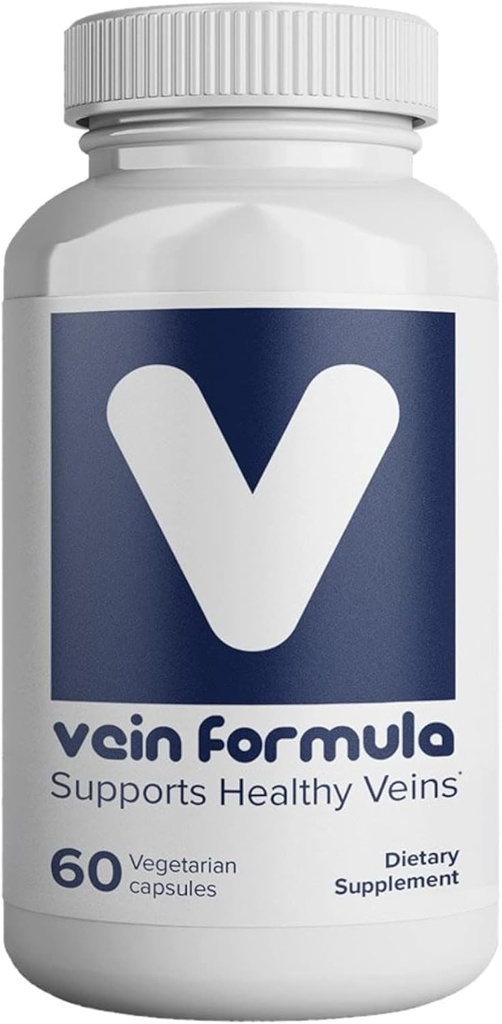 VITASUPPORTMD Vein Formula, Blood Circulation and Leg Vein Supplement, 60 Capsules, Diosmin Hesperidin 667 mg from MPFF, Micronized Bioflavonoids