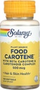 Solaray Food Carotene Capsules, 10000IE, 100 Count