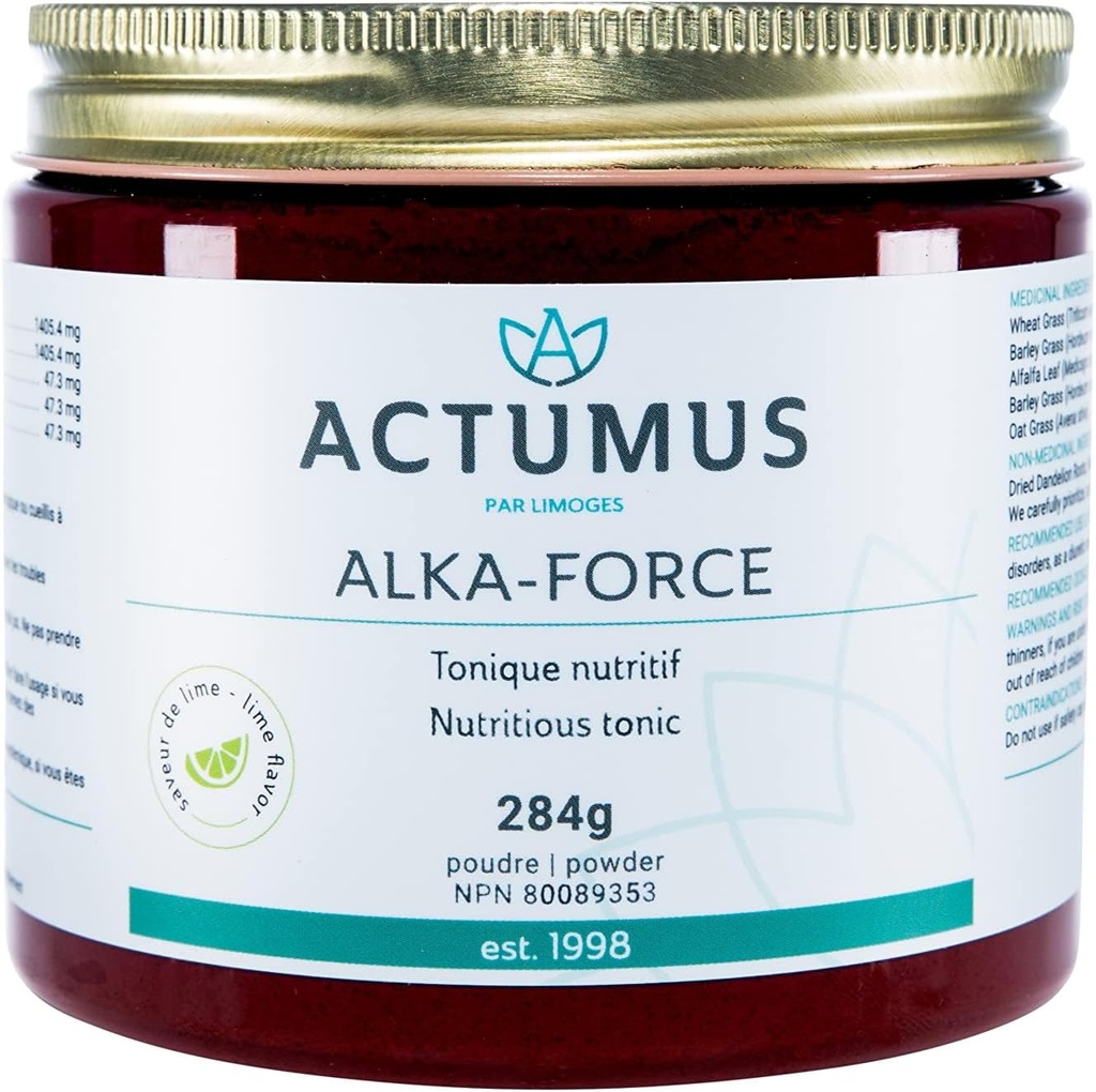 Alka- Force - Nutrious Tonic Powder, Giver vitaminer, mineraler, antioxidanter og Aminosyrer, Lavet med økologiske og vilde picked ingredienser
