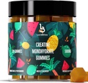 Creatin monohydrat Gummies - Vegansk, Sukkerfri, 120- tæller, 5000mg Creatin til inddrivelse & muskel ydeevne