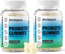 Probiotiske gummier til fordøjelse og gut sundhed, 3.6 Millioner CFU, Sukker fri, Debloat Gummies Probiotika til børn, kvinder og mænd, Yogurt Flavour, 120 Greve