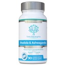 Rhodiola & Ashwagandha med L- Theanine - Award Winning Ashwagandha KSM- 66 600mg & 1500mg Rhodiola (3% Rosavins - 1% Salidrosides) hel rodækvivalent - adaptogen combo- Ingen kunstige fyldstoffer