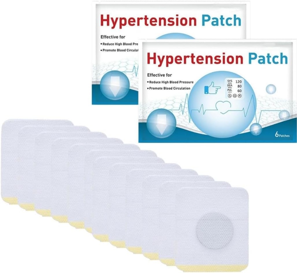 pistro 12 Pcs Patches - Body Pads, Pure Natural Body Sticker, 2,4x2,75 Tommer, Easy Navel Application (pakke med 2 poser)
