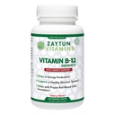 Zaytun Halal Vitamin B12 1000mcg, fremmer energiproduktion, Metabolisme og sundt nervesystem - Vegetarer og Veganere Formel - Dairy- Free - 4 Måneders Tilgang - Made in USA