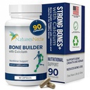 Naturens nektar ben & fælles kosttilskud til mænd og kvinder - understøtter ben sundhed, styrke & vækst med calcium, D-vitamin, Magnesium & strontium - ben builder formel for maksimal absorption -90 Caps