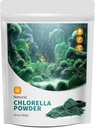 Chlorella Powder Natural med 10 oz - Chlorophyll pulver, Understøtter immunsystem & leverfunktion, Hold unge, Vegan, Rich i Vegan Protein og Vitamin.