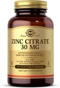 Solgar Zink Citrat Vegetabilske kapsler, 100 Greve, Non- GMO, Gluten Free, og Kosher, understøtter immunsystemet sundhed, sund hud og øjne, normal smag og vision