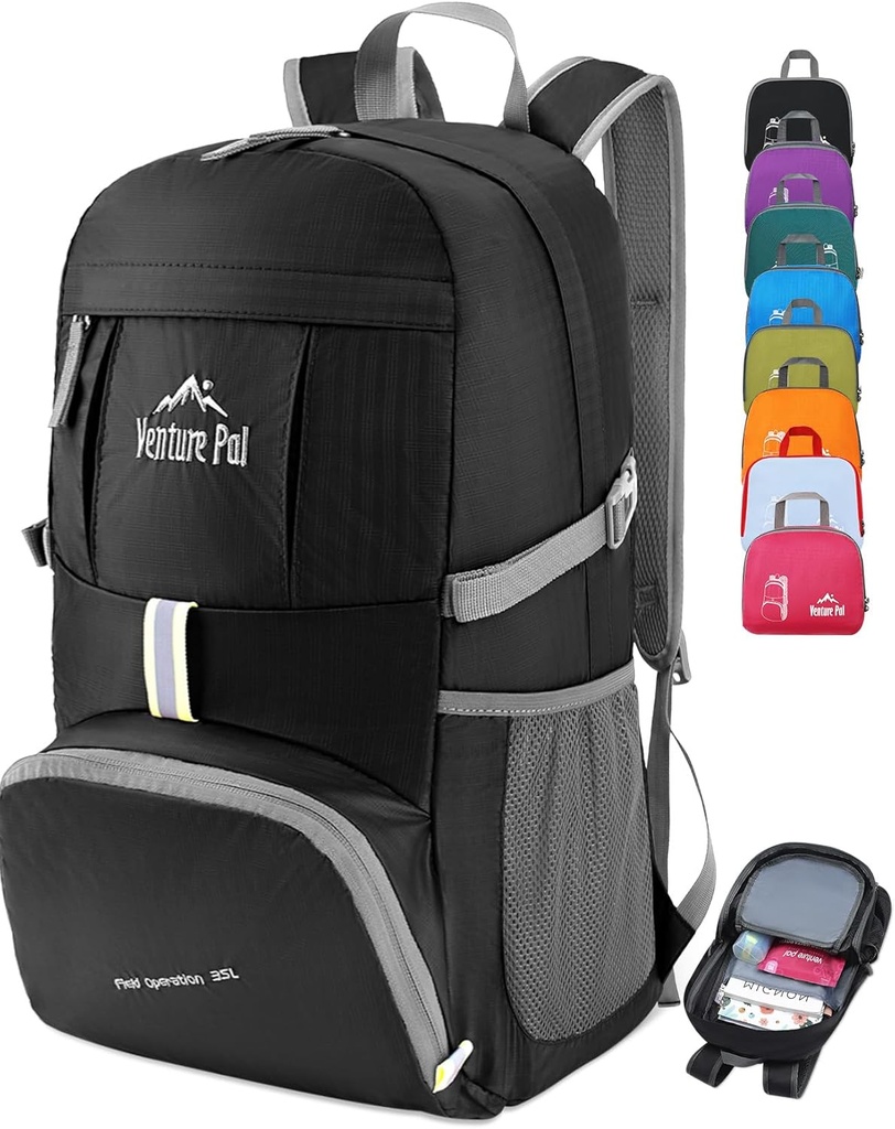Venture Pal 35L Ultralygt letvægts pakbar foldbar rejse Camping vandreture udendørs sport rygsæk Daypack