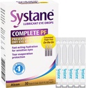 Systane Komplet Unit- Dose Preservative- Free Eye Drops 30ct Hætteglas til engangsbrug til tørt øje