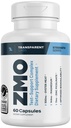 Transparent Labs ZMO - Muscle Builder til mænd og kvinder med zink, Magnesium Glycinate, & Oyster Powder for Muscle Recovery - 60 Greve