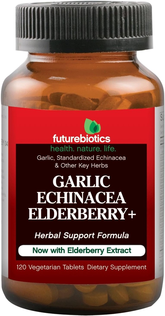 Fremtidsbiotika Hvidløg Echinacea Elderberry + 120 Tabs