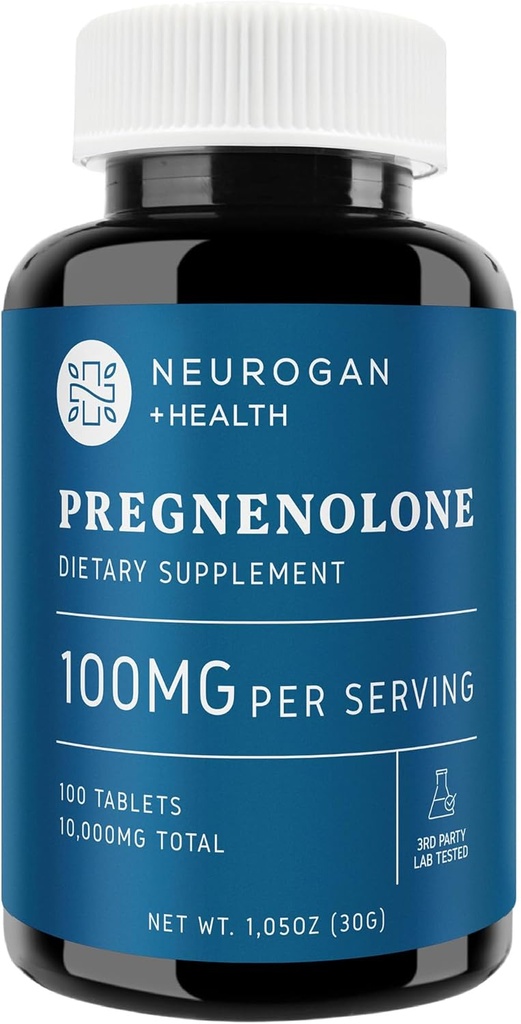 Neurogan Grapefrugt- 100 mg per servering - 100 tabletter - Natural Prohormonal Support Hormone Balance & Sund Aging - Non- GMO- Made in USA