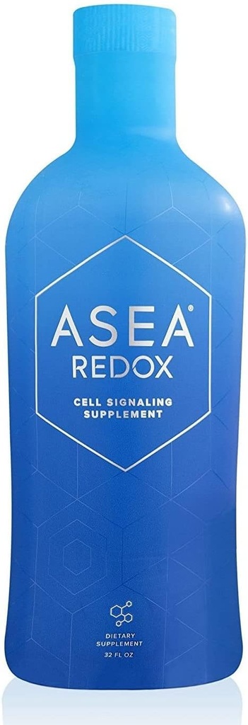 ASEA Redox Cell Signaling Supplement - Cellular Energy & Heart Supplements for Mænd og Kvinder - Hormonal Balance & Energy Booster for Kvinder og Mænd til Vibrant Age- Defying Living (One 32 Fl Oz Flaske)