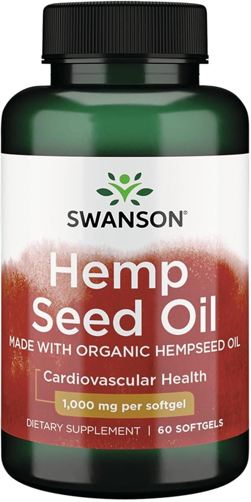 Swanson Hamp Seed Oil (Omegatru) 60 Sgels