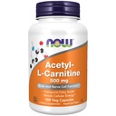 NU Kosttilskud, Acetyl- L Carnitin 500 mg, Aminosyre, hjerne og nervecellefunktion *, 100 Veg kapsler