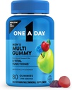 One A Day Herre Multivitaminer Gummies - Multivitamin til mænd med D-vitamin, zink, folinsyre, tyggetabletter Vitamin Gummies, Fysisk energistøtte 80 Greve