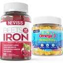 Jern Gummies 2 Pack + Kids Omega 3 Gummies 2 Pack