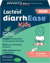 Diarré Ease Kids - en sikker, stoffri og klinisk testet postbiotisk stamme, der forkorter varigheden af lejlighedsvis Diarré - arbejder naturligt med dit barns krop, 24 Greve