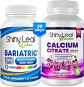 Bariatric Multivitamin med Iron Once- Day og Cherry Chewable Calcium Citrate for Post Bariatrical Kirurgi herunder Gastric Bypass og Ærme (1 måned)