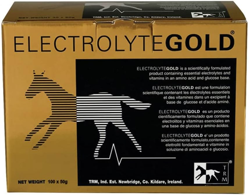 TRM Electrolyte Gold Performance Horse Feed Supplement for Electrolyte Replendishment