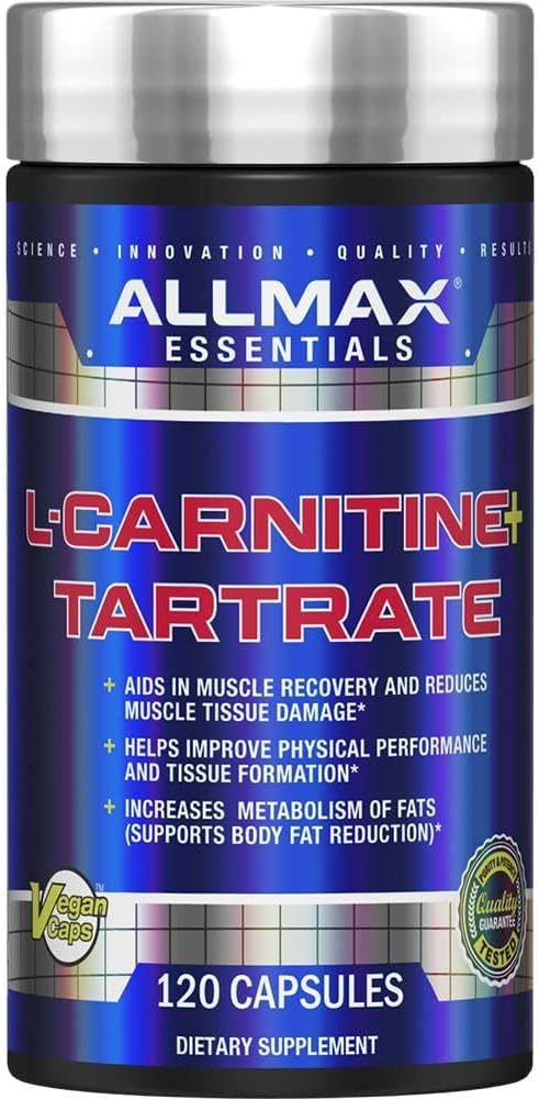 ALLMAX Nutrition L-Carnitine + Tartrate, 120 Capsules