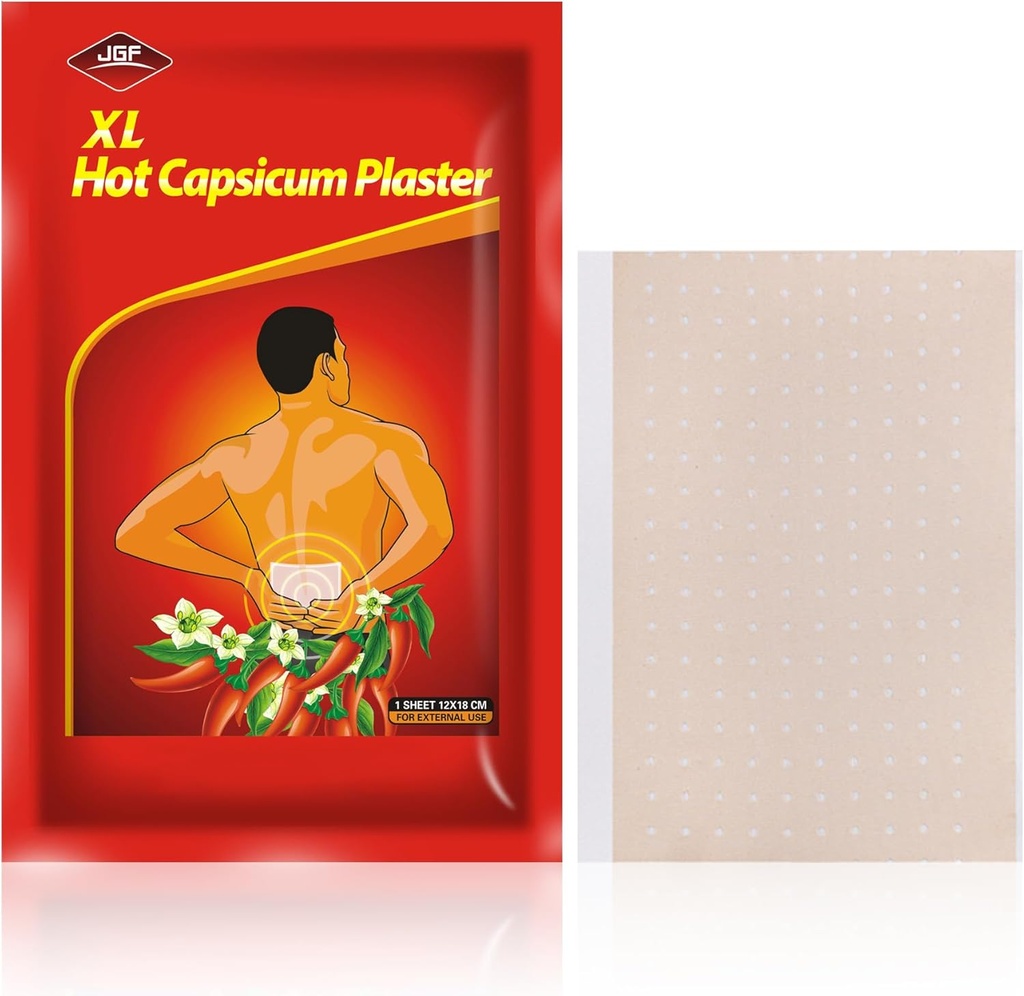 10 Count Capsaicin Patches,4.72"x7.08" Hot Capsicum Patch