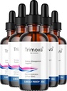 (5 Pack) Trimova Liquid Drops, Trimova Drops Advanced Formel, TrimovaDrops Vitamin, TrimovaDrops Metabolisme 5 Flasker til 150 dage